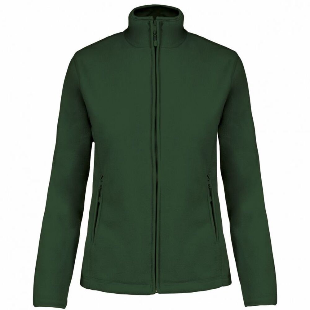 Kariban Womens/Ladies Maureen Microfleece Jacket / Forest Green